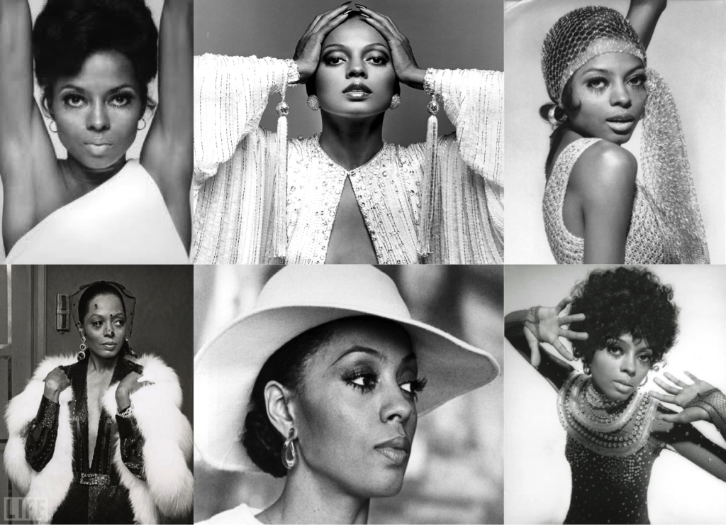 Diana Ross BnW