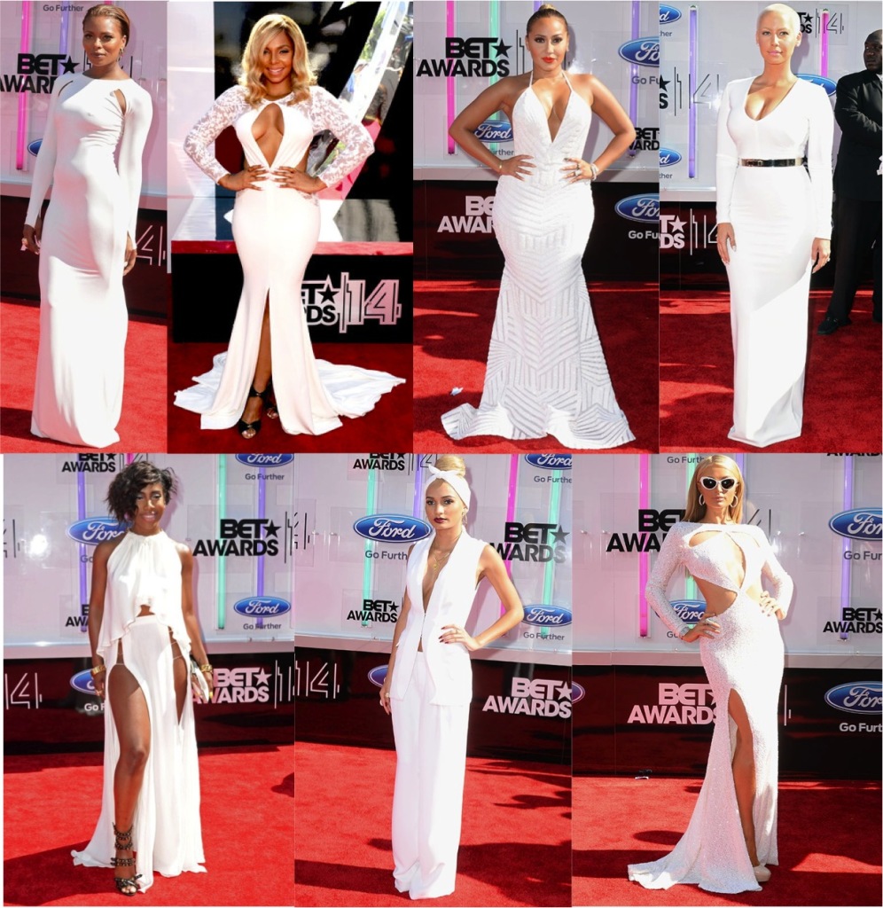 BET 2014 White looks