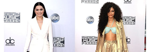 2014 American Music Awards, Awards, Celebrities, Charli XCX, Christina Milian, Diana Ross, Fashion Talk, Fashion Talk, Fergie, Garcelle Beauvais, Giuliana Rancic, Gowns, Heidi Klum, Jennifer Lopez, Jessie J, Jordin Sparks, Kate Beckinsale, Kendall Jenner, Khloe Kardashian, Kylie Jenner, Lucy Hale, Mary J. Blige, Meghan Trainor, Ne-Yo, Nicki Minaj, Red Carpet Recap, Rita Ora, Sam Smith, Selena Gomez, Wyclef Jean, Zendaya Coleman