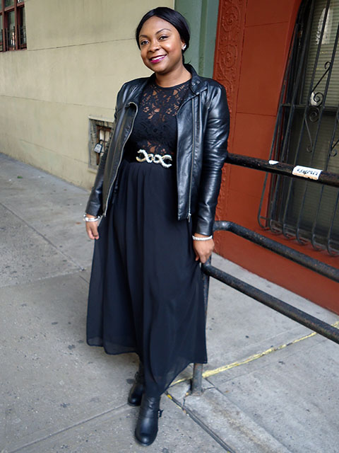 Outfit of the Day: Black Brunch Maxi | According to Yanni D